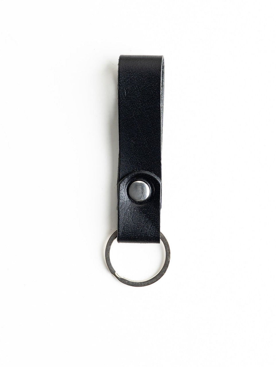 The Strip Minimalist Leather Keychain