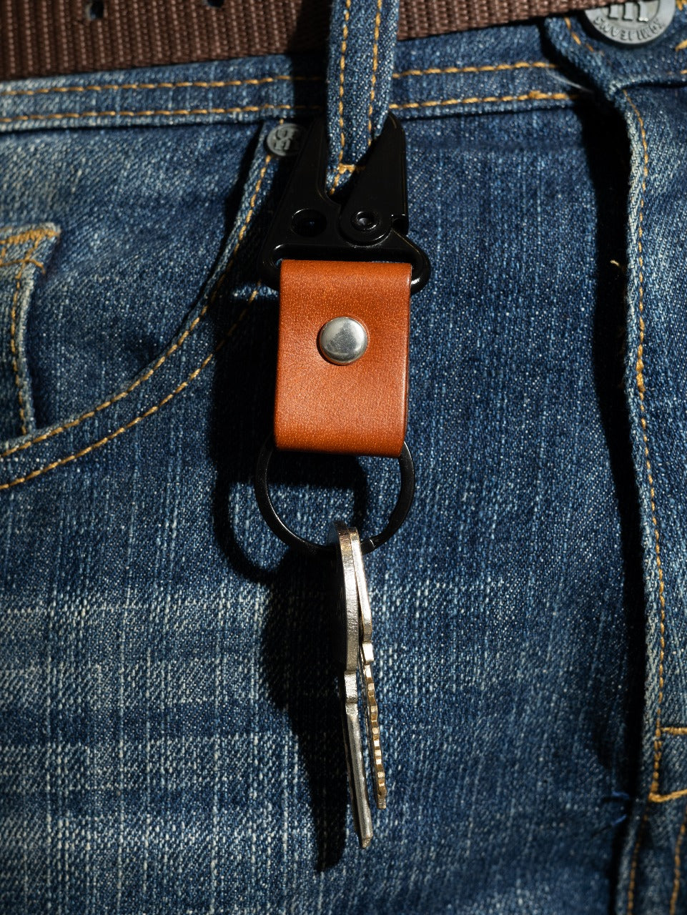 Urban Trek Premium Leather Keyfob
