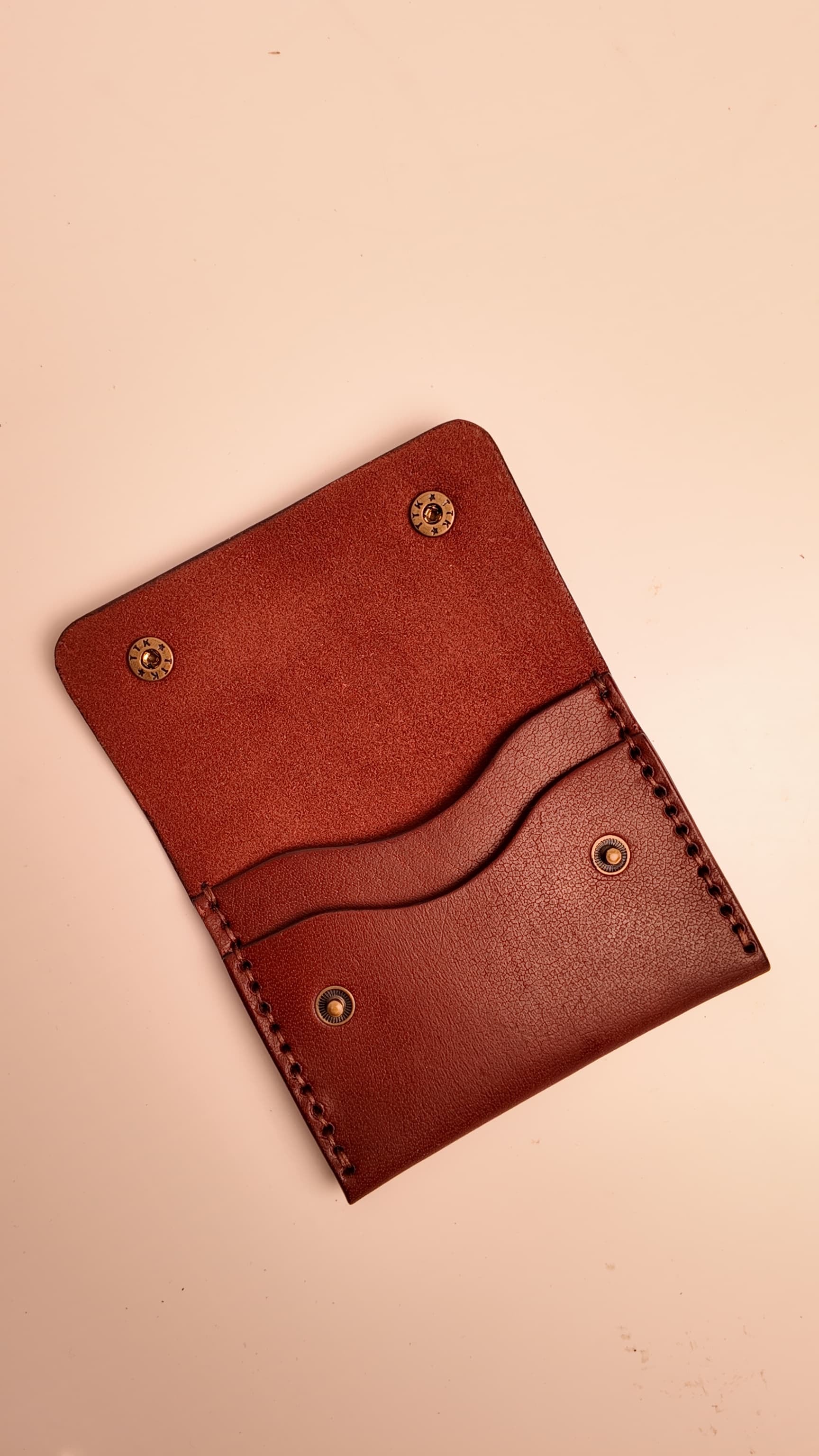 The Indie Flap Wallet - Premium Leather Wallet with Snap Flap Closure