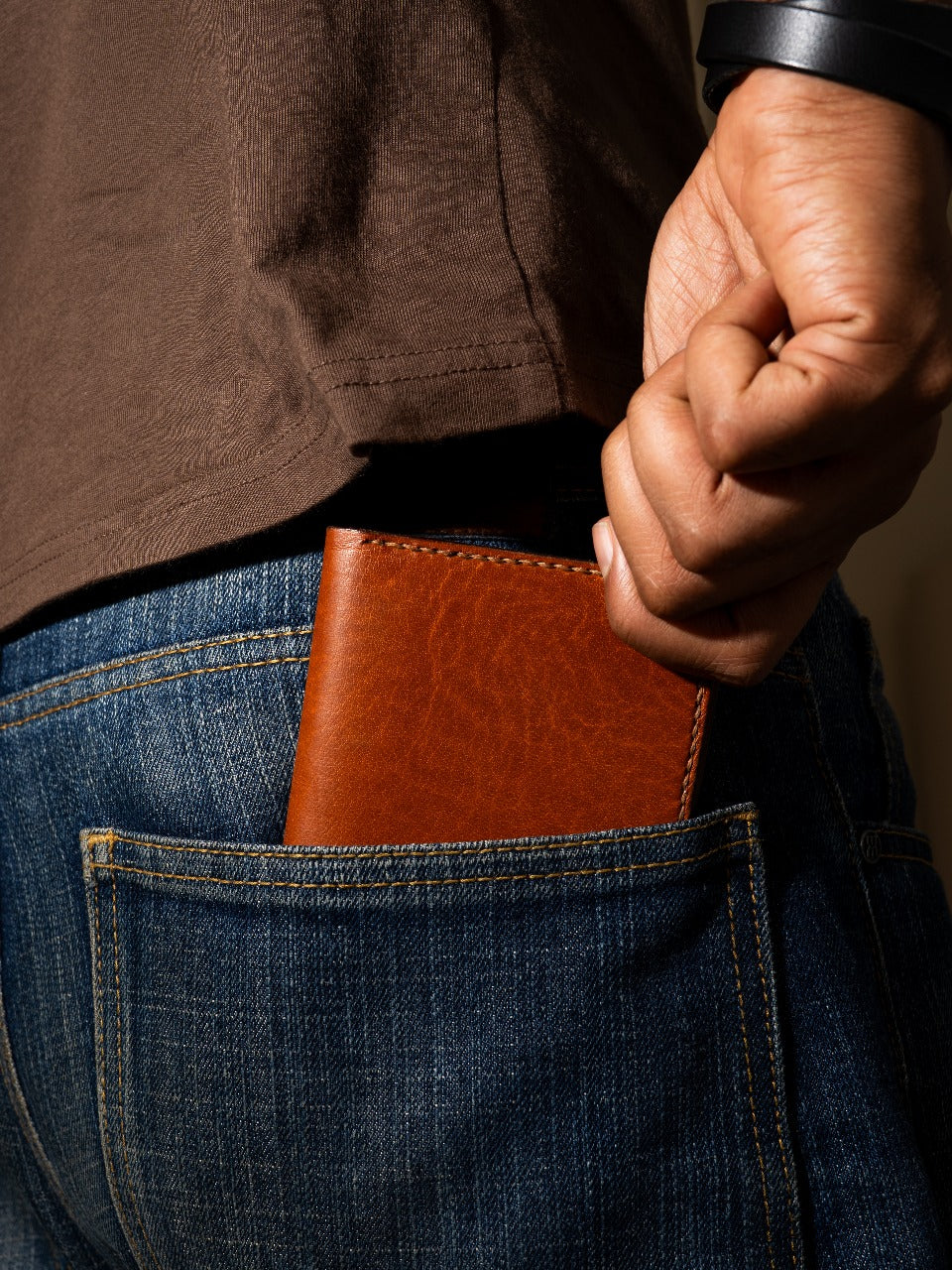 The Wanderer Premium Leather Passport Wallet - Handcrafted Travel Organizer