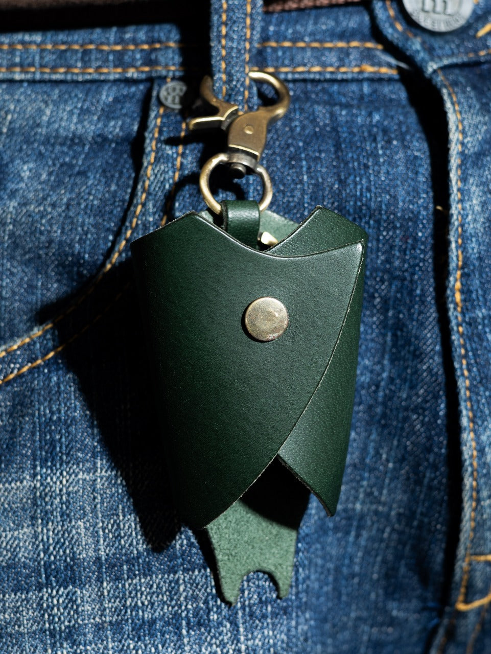 The Bat Key Wrap - Handcrafted Leather Key Organizer