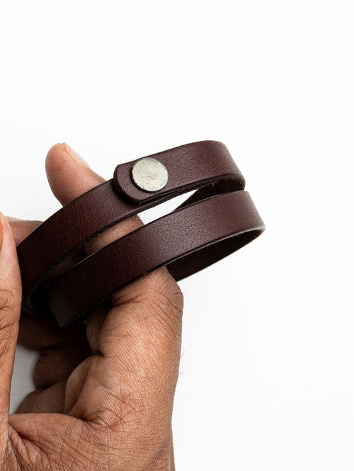 The Band Dual Cuff Premium Leather Bracelet