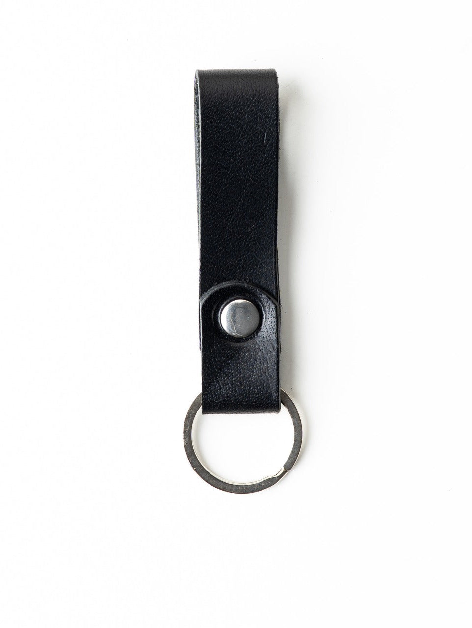 The Strip Minimalist Leather Keychain