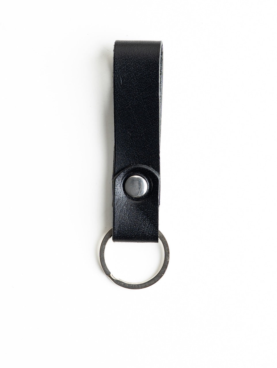 The Strip Minimalist Leather Keychain